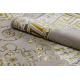 Tapis BLISS Z160AZ147 beige foncé / doré - Cadre, grec, exclusif, structurel - PRODUIT DE DEUXIÈME QUALITÉ
