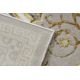 Tapis BLISS Z160AZ147 beige foncé / doré - Cadre, grec, exclusif, structurel - PRODUIT DE DEUXIÈME QUALITÉ