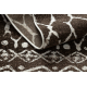 Alfombra PROMO SARI H071B Boho marrón / crema
