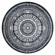 Carpet FUN Napkin circle - black - SECOND-RATE PRODUCT