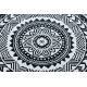 Carpet FUN Napkin circle - black - SECOND-RATE PRODUCT
