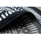 Carpet FUN Napkin circle - black - SECOND-RATE PRODUCT