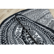 Carpet FUN Napkin circle - black - SECOND-RATE PRODUCT