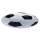Tapis cercle lavable BAMBINO 2139 - football pour les enfants antidérapant - noir / blanc - PRODUIT DE DEUXIÈME QUALITÉ