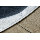 Tapis cercle lavable BAMBINO 2139 - football pour les enfants antidérapant - noir / blanc - PRODUIT DE DEUXIÈME QUALITÉ