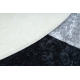 Tapis cercle lavable BAMBINO 2139 - football pour les enfants antidérapant - noir / blanc - PRODUIT DE DEUXIÈME QUALITÉ