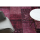 ANTIKA 127 tek Teppich, modernes Patchwork, griechisch waschbar - rosa - ZWEITKLASSIGES PRODUKT