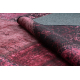 ANTIKA 127 tek rug, modern patchwork, Greek washable - pink - SECOND-RATE PRODUCT