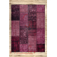 ANTIKA 127 tek rug, modern patchwork, Greek washable - pink - SECOND-RATE PRODUCT