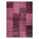 Tapis ANTIKA 127 tek, patchwork moderne, lavable grec - rose - PRODUIT DE DEUXIÈME QUALITÉ