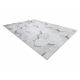 Dywan do prania ANDRE 1180 Plaster Miodu, sześcian 3D antypoślizgowy - szary - 2 GATUNEK