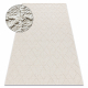 Carpet JERSEY 19231 cream - Geometric structural, loop BOHO - SECOND-RATE PRODUCT 