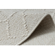 Carpet JERSEY 19231 cream - Geometric structural, loop BOHO - SECOND-RATE PRODUCT 