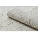 Tapis JERSEY 19231 crème - géométrique structurelles, boucle BOHO - PRODUIT DE DEUXIÈME QUALITÉ
