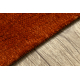 Carpet SAMPLE BONJOUR Soften 004 Zigzag terracotta 