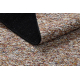 Carpet SAMPLE BONJOUR Boucle 005 Melange terracotta / yellow