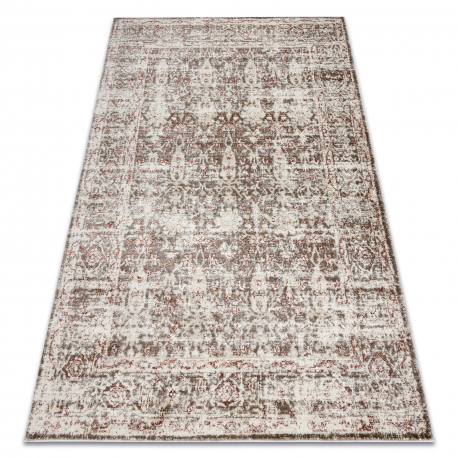Teppich SAMPLE DALLAS 08639A Rahmen, Ornament creme / terrakotta