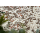 Teppich SAMPLE DALLAS 08639A Rahmen, Ornament creme / terrakotta
