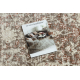 Teppich SAMPLE DALLAS 08639A Rahmen, Ornament creme / terrakotta
