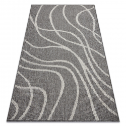 Carpet SAMPLE CASABLANCA FR2619 Waves - silver / cream