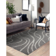Carpet SAMPLE CASABLANCA FR2619 Waves - silver / cream