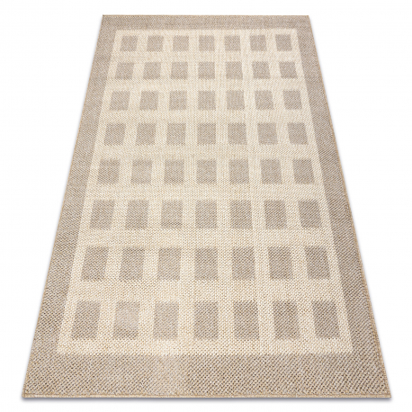 Teppich SAMPLE CASABLANCA FR2617 Geometrisch - Senf / Sahne