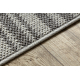 Teppich SAMPLE CASABLANCA FR2616 Pruhy - silber / creme