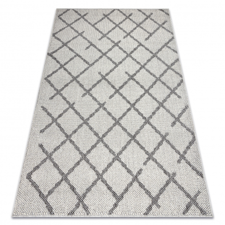 Tappeto SAMPLE CASABLANCA FR2614 Rombi - argento / crema