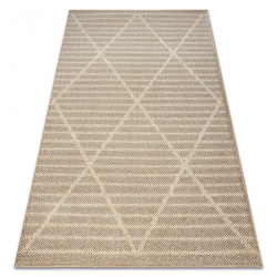 Teppich SAMPLE CASABLANCA FR2628 Rauten - Senf / beige
