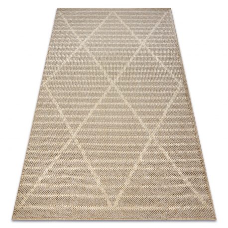 Tappeto SAMPLE CASABLANCA FR2628 Rombi - senape / beige