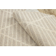 Teppich SAMPLE CASABLANCA FR2628 Rauten - Senf / beige