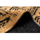 Carpet SAMPLE BONJOUR Touche 004 Aztec brown / black