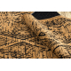 Tapis SAMPLE BONJOUR Touche 004 Aztèque marron / noir