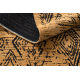Carpet SAMPLE BONJOUR Touche 004 Aztec brown / black