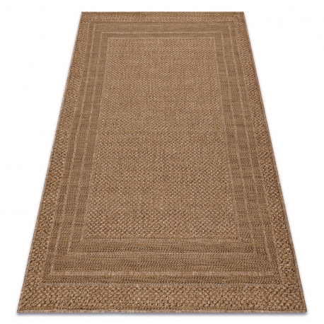 Teppich SAMPLE BONJOUR Sense 003 Rahmen braun