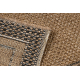 Teppich SAMPLE BONJOUR Clite 006 Rahmen braun / grau