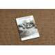 Carpet SAMPLE BONJOUR Clite 006 Frame brown / grey