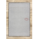 Carpet SAMPLE BONJOUR Shiny 003 Zigzag white / black - SECOND-RATE PRODUCT