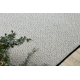 Carpet SAMPLE BONJOUR Shiny 003 Zigzag white / black - SECOND-RATE PRODUCT