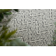 Carpet SAMPLE BONJOUR Shiny 003 Zigzag white / black - SECOND-RATE PRODUCT