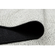 Teppich SAMPLE BONJOUR Shiny 003 Zickzack weiß / schwarz - ZWEITKLASSIGES PRODUKT