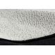 Carpet SAMPLE BONJOUR Shiny 003 Zigzag white / black - SECOND-RATE PRODUCT