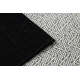 Carpet SAMPLE BONJOUR Shiny 003 Zigzag white / black - SECOND-RATE PRODUCT