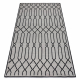 Carpet SAMPLE BONJOUR Vivid 005 Geometric white / black - SECOND-RATE PRODUCT