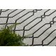 Carpet SAMPLE BONJOUR Vivid 005 Geometric white / black - SECOND-RATE PRODUCT