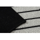 Carpet SAMPLE BONJOUR Vivid 005 Geometric white / black - SECOND-RATE PRODUCT