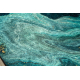 Runner anti-slip LOTUS SHADOWS 37750 Abstraction green / gold WASHABLE