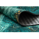 Runner anti-slip LOTUS SHADOWS 37750 Abstraction green / gold WASHABLE