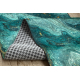 Runner anti-slip LOTUS SHADOWS 37750 Abstraction green / gold WASHABLE