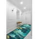 Runner anti-slip LOTUS SHADOWS 37750 Abstraction green / gold WASHABLE 80cm